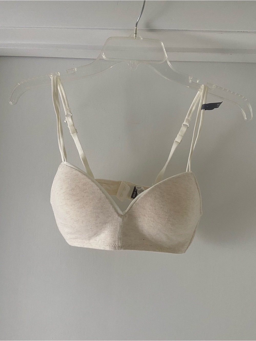 aerie Soft Padded Wireless Bra - Cream